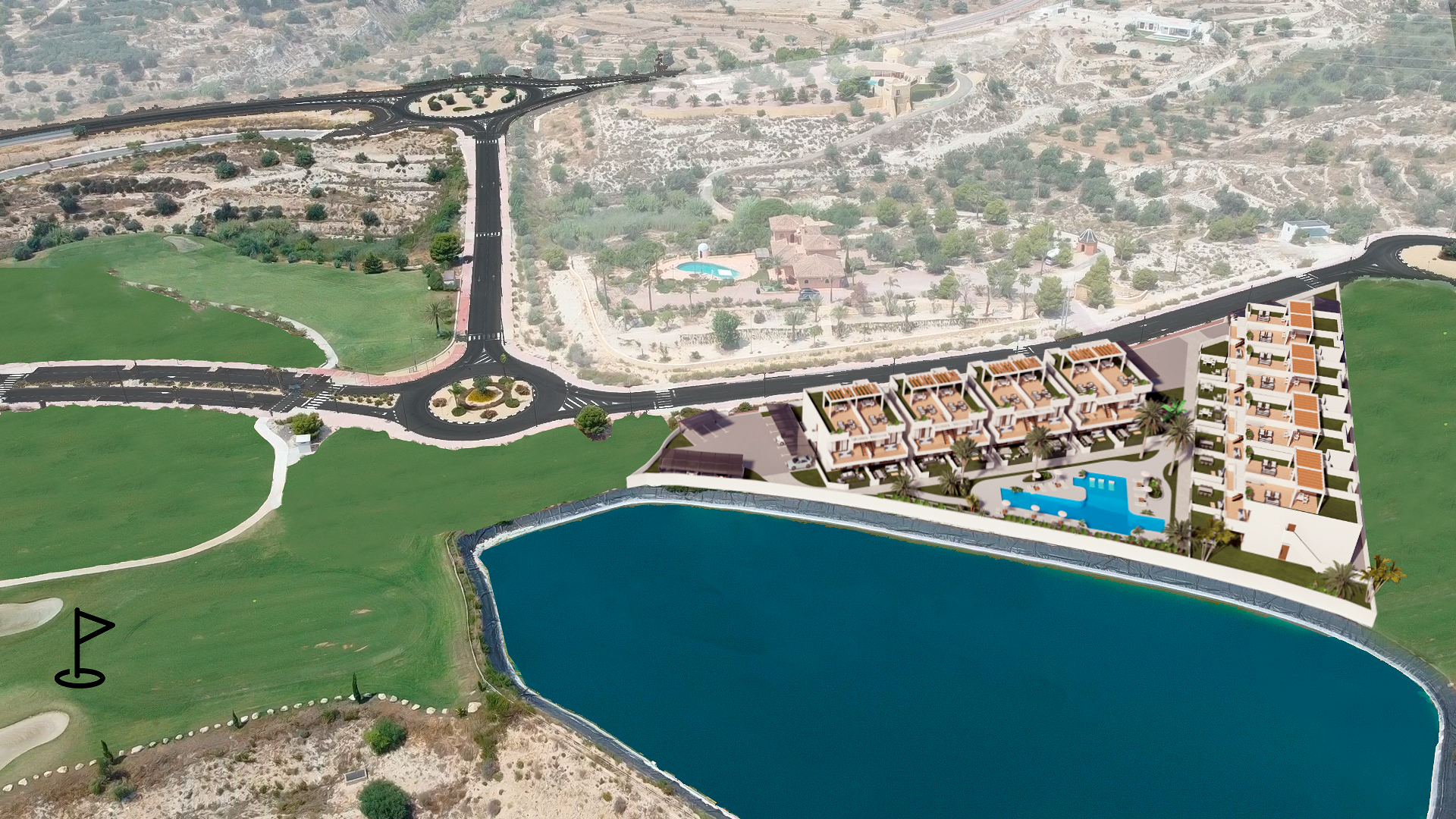 Een uniek nieuw complex in Finestrat, gelegen op de golfbaan Puig Campana - VZM Makelaar