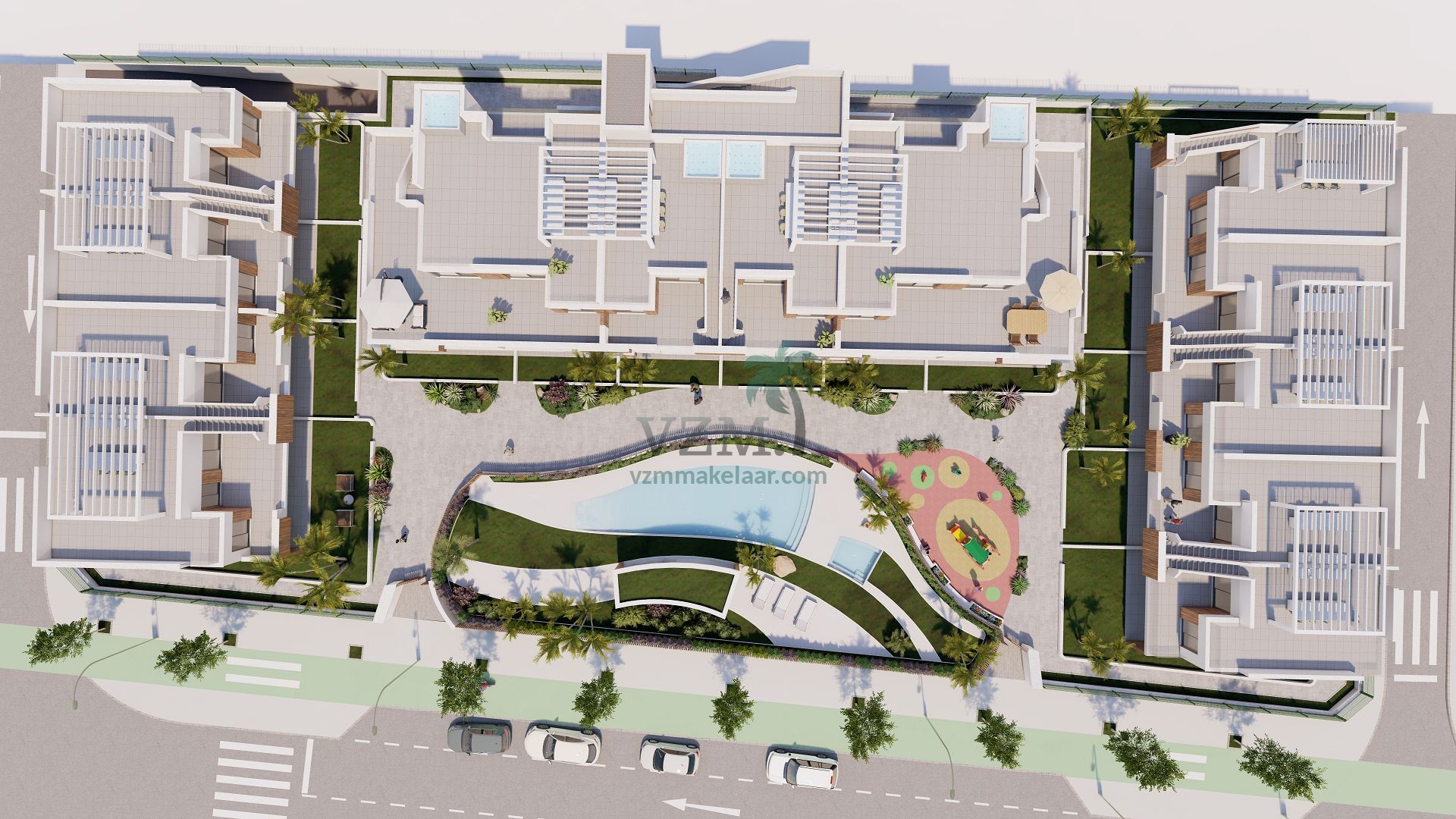 LAMAR Resort Luxury VII is een luxe ontwikkeling van 34 appartementen met 2/3 slaapkamers en 2 badkamers - VZM Makelaar