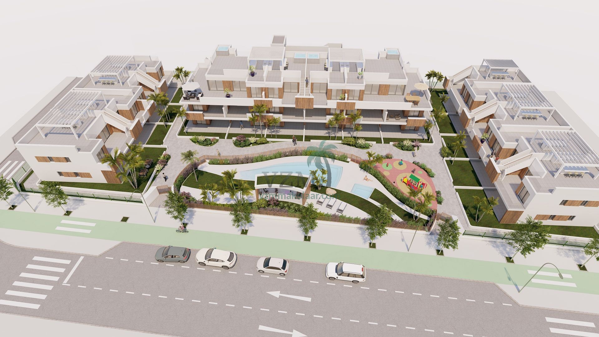 LAMAR Resort Luxury VII is een luxe ontwikkeling van 34 appartementen met 2/3 slaapkamers en 2 badkamers - VZM Makelaar