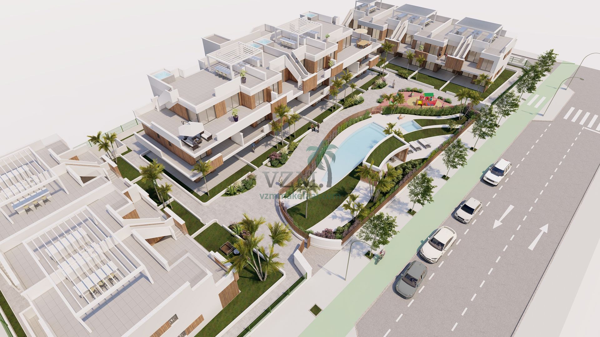 LAMAR Resort Luxury VII is een luxe ontwikkeling van 34 appartementen met 2/3 slaapkamers en 2 badkamers - VZM Makelaar