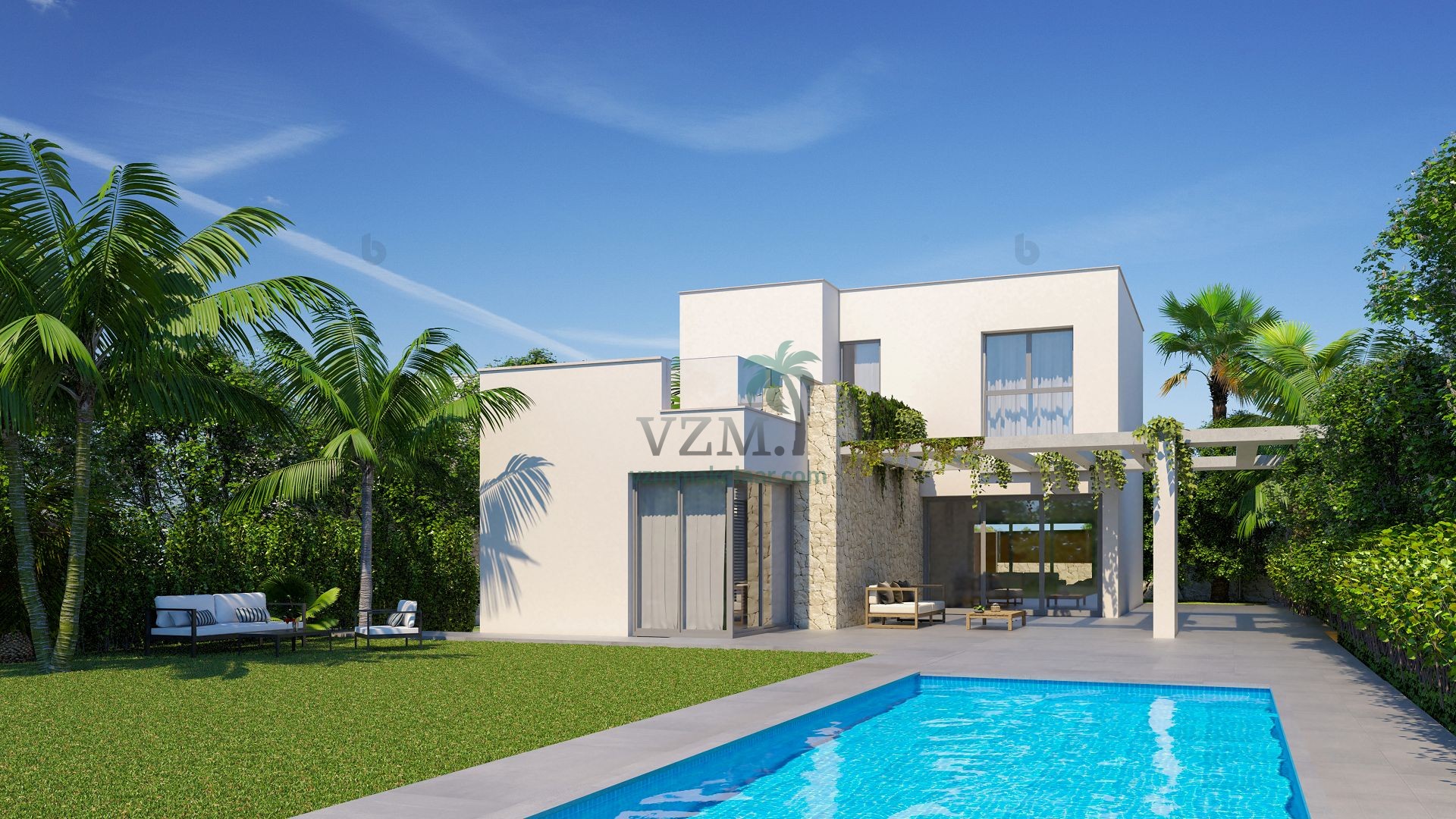 3 Luxe prachtig afgewerkte villa's op Lo Romero Golf  - VZM Makelaar