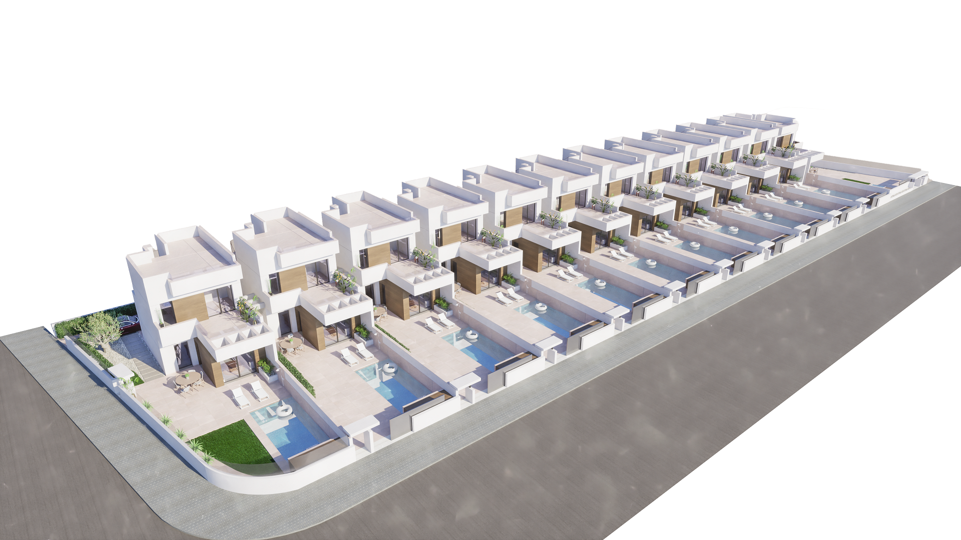 Gloednieuw project van 12 vrijstaande villa's - VZM Makelaar