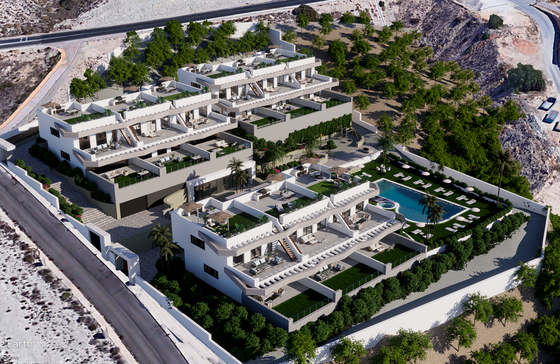 Appartementen op een  uitzonderlijk high-end resort met 360º panoramisch uitzicht - VZM Makelaar
