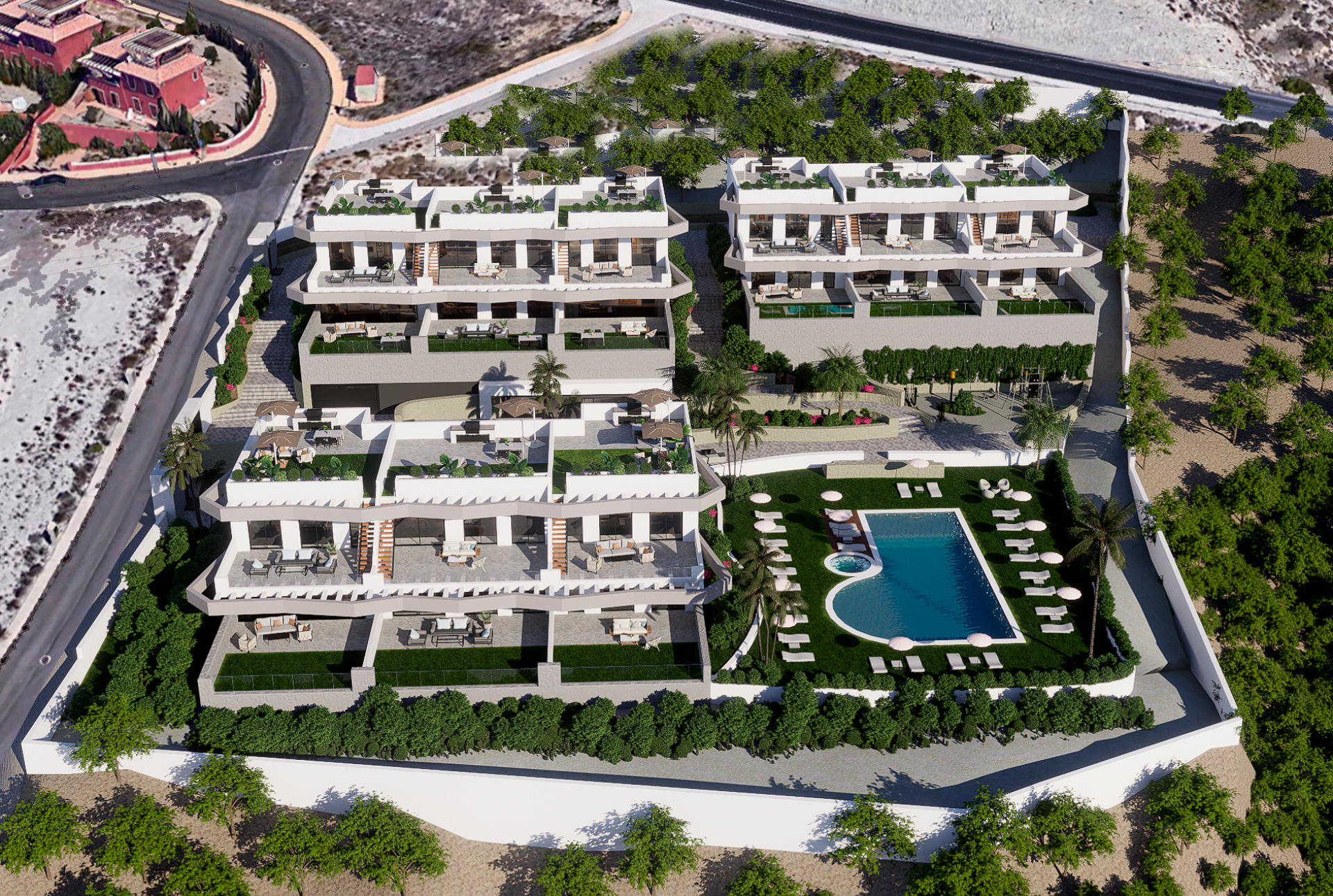 Appartementen op een  uitzonderlijk high-end resort met 360º panoramisch uitzicht - VZM Makelaar