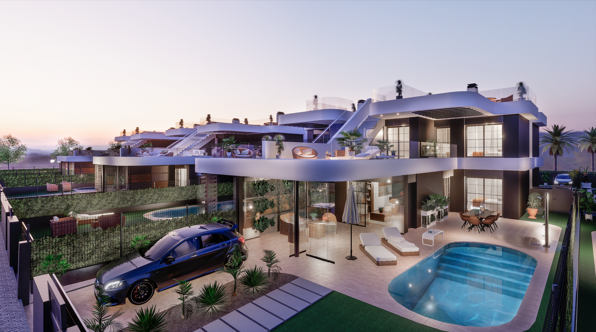 Villa's Qala direct naast het stadscentrum golfbaan en strand - VZM Makelaar