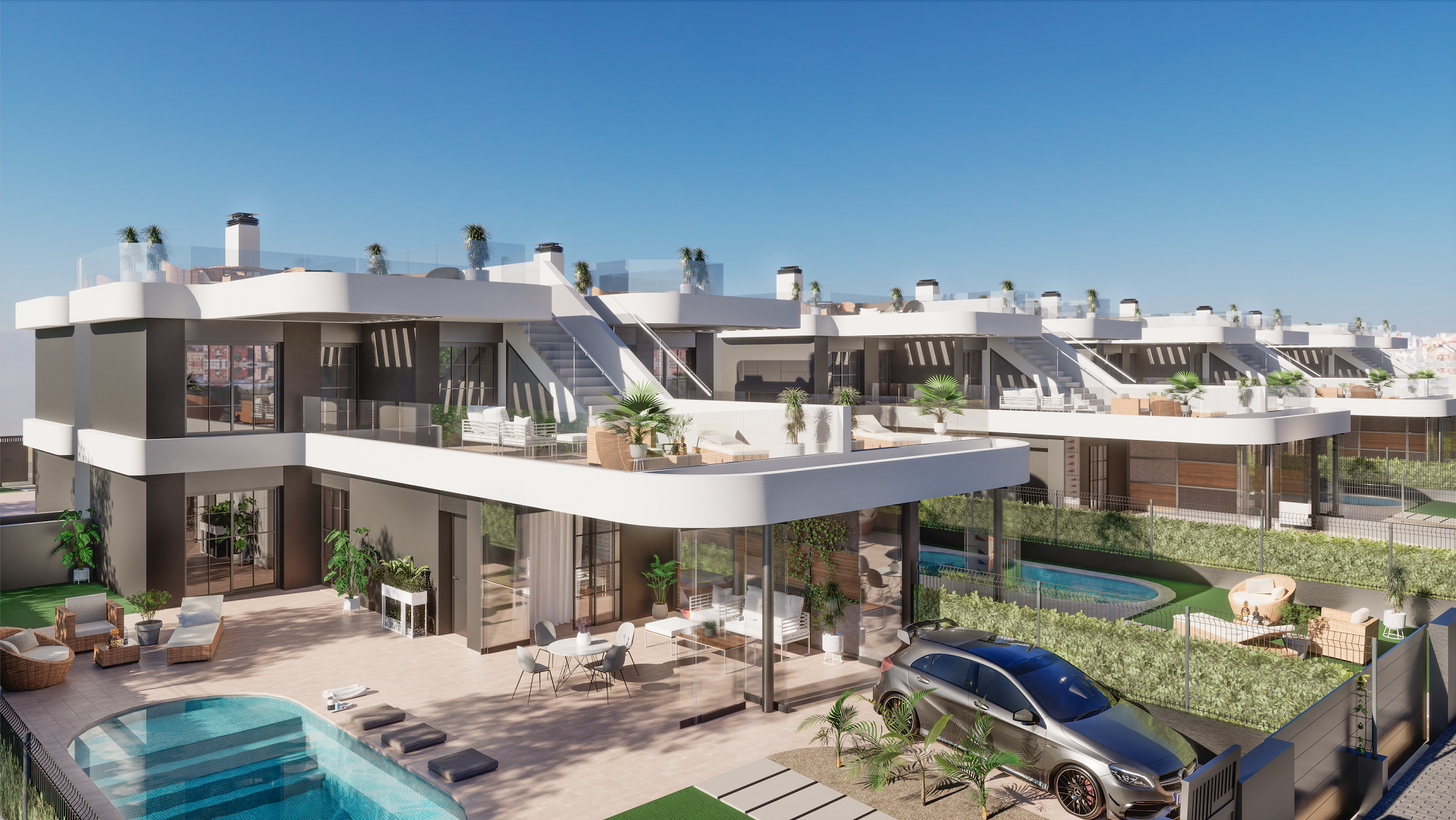 Villa's Qala direct naast het stadscentrum golfbaan en strand - VZM Makelaar