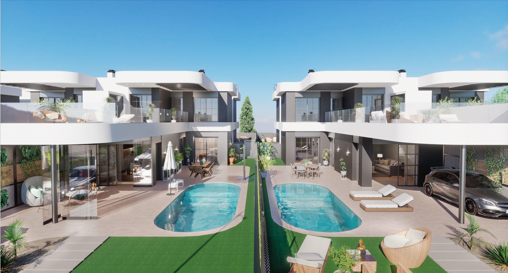 Villa's Qala direct naast het stadscentrum golfbaan en strand - VZM Makelaar