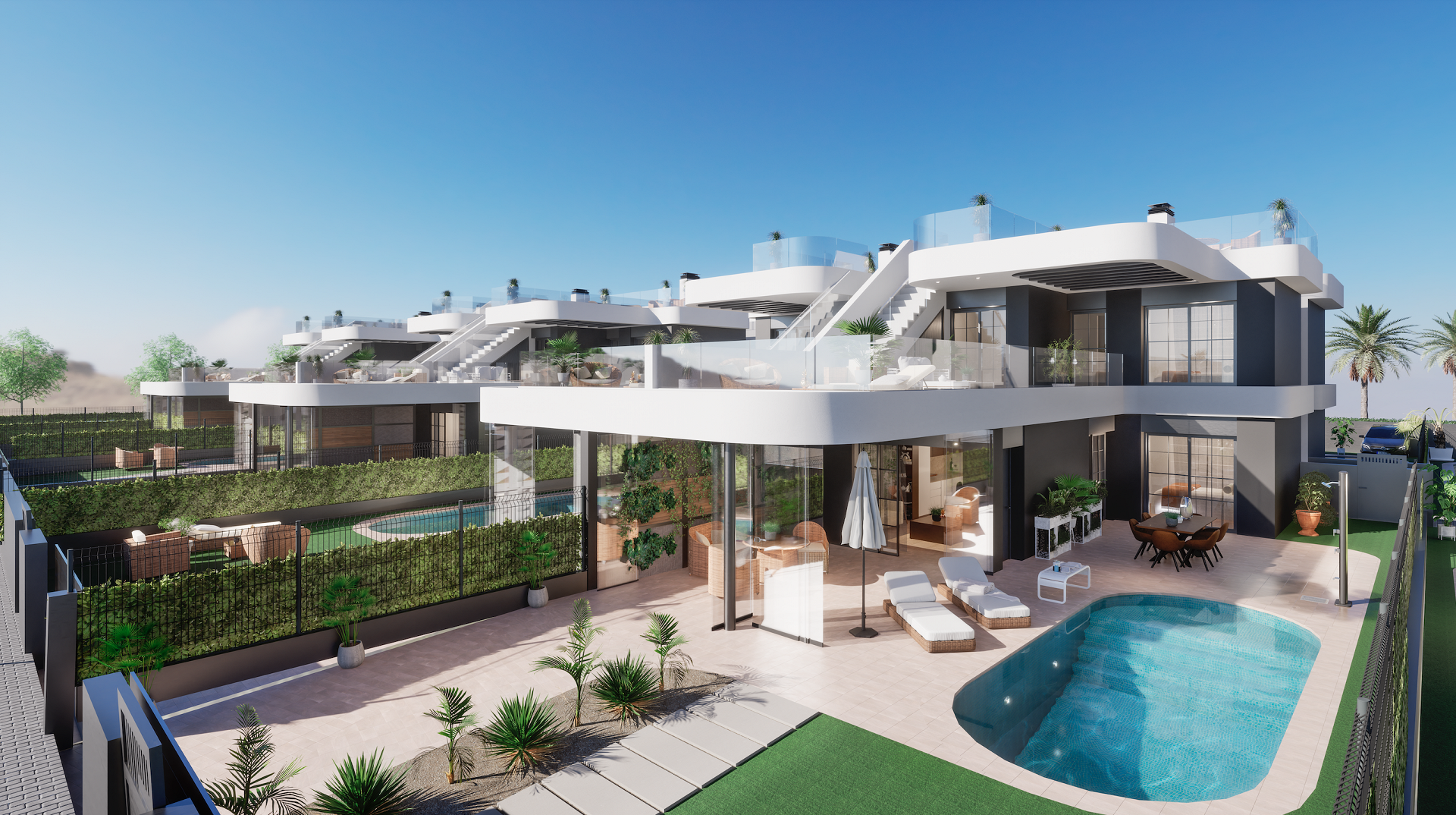 Villa's Qala direct naast het stadscentrum golfbaan en strand - VZM Makelaar