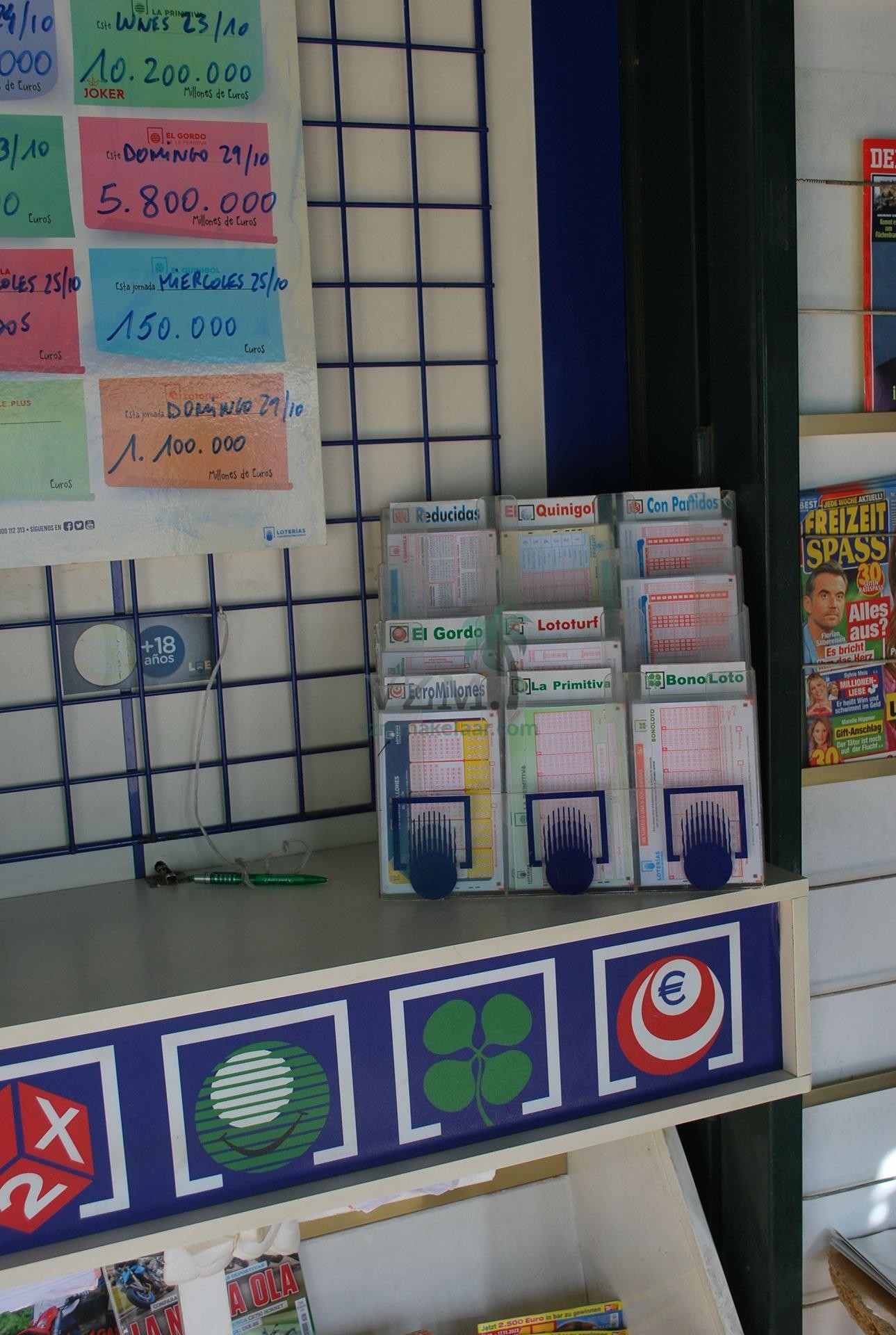 Kiosk, loterijen en staatsposten, Gemengd kantoor - VZM Makelaar