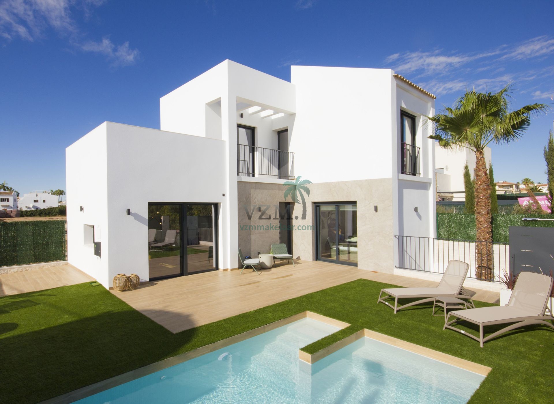 Villa Palma in Ciudad Quesada (Rojales) is een werkelijk geweldig modern mediterraan huis - VZM Makelaar