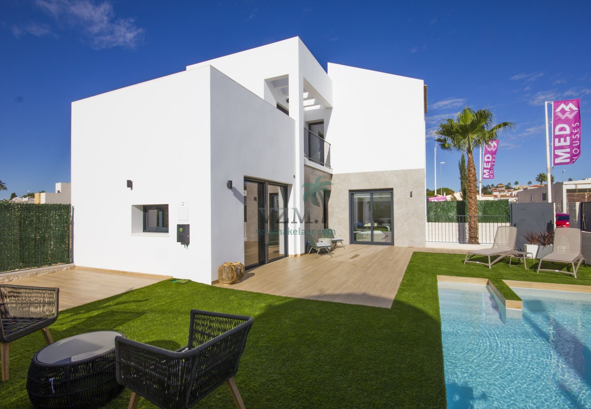 Villa Palma in Ciudad Quesada (Rojales) is een werkelijk geweldig modern mediterraan huis - VZM Makelaar