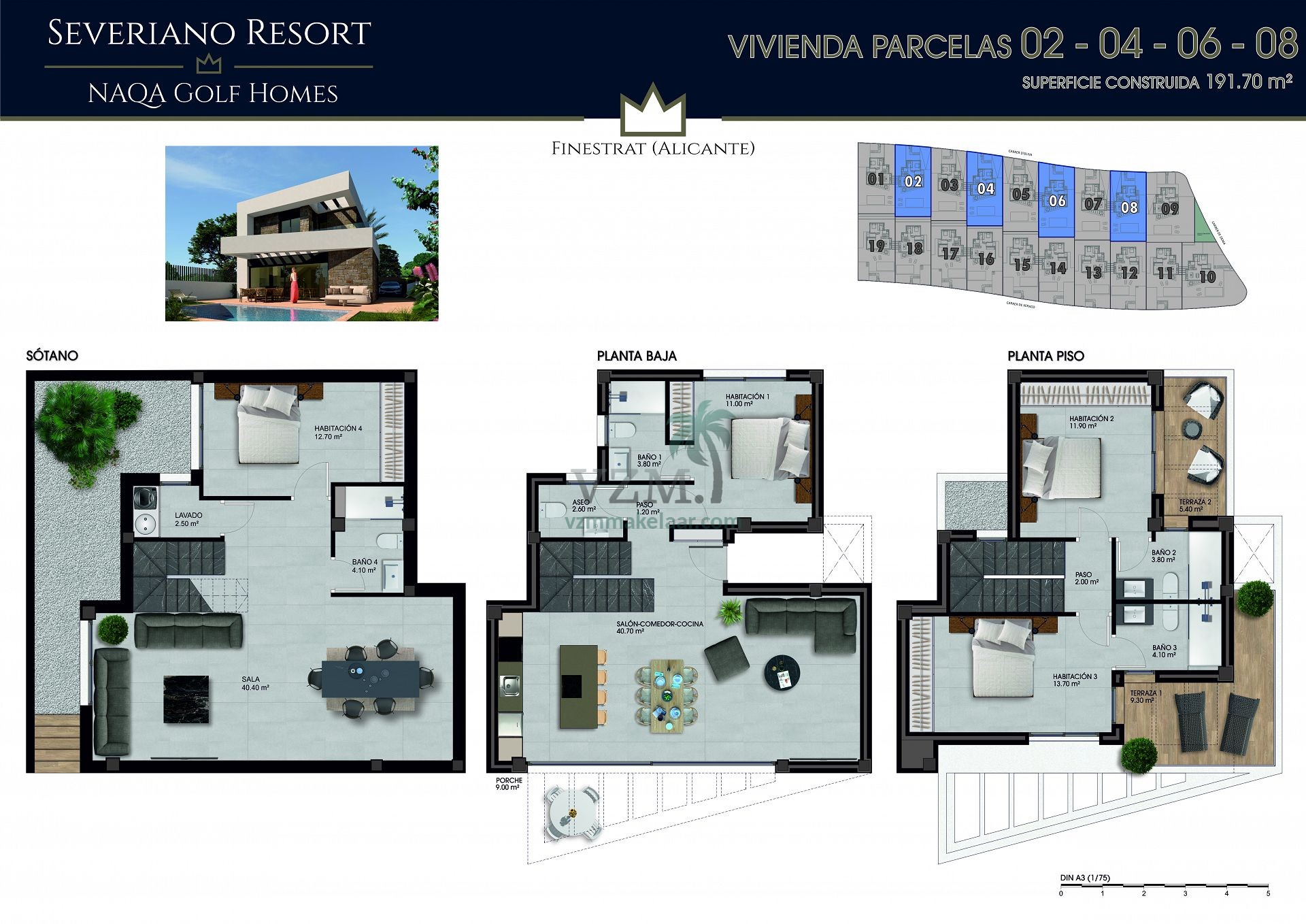 Gloednieuw project van 19 exclusieve villa's op grote percelen - VZM Makelaar